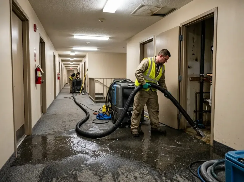 multi-unit-apartment-hallway-f-005 — frequently asked questions, Emergency Burst Pipe Water Extraction & Removal in Villa Hi…